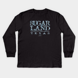 Sugar Land, Texas Kids Long Sleeve T-Shirt